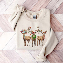 Reindeer Santa Christmas Sweatshirt