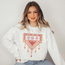 Arabic Palestinian Traditional Design Sweatshirt