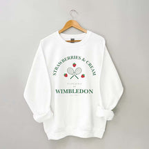 WIMBLEDON Strawberries & Cream Tennis Sweatshirt