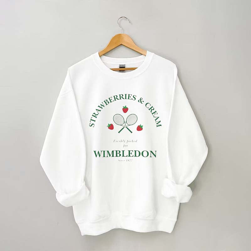 WIMBLEDON Strawberries & Cream Tennis Sweatshirt