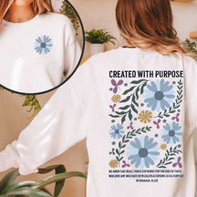 Boho Religious Flower Sweatshirt