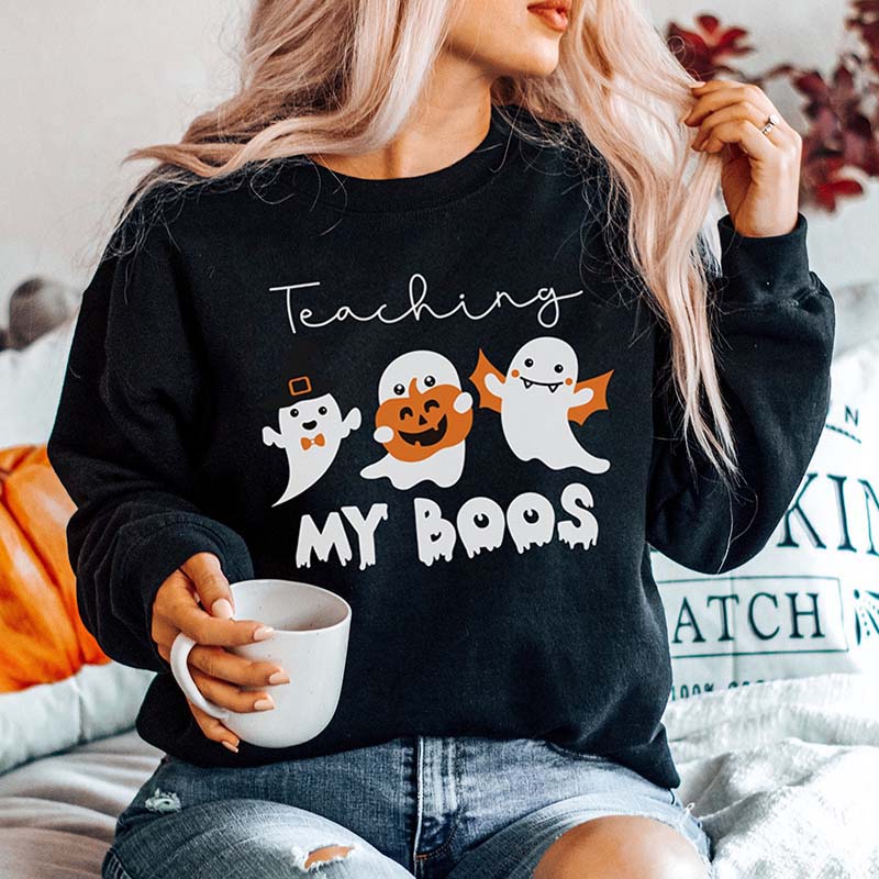 Halloween Teacher My Boos Sweatshirt,