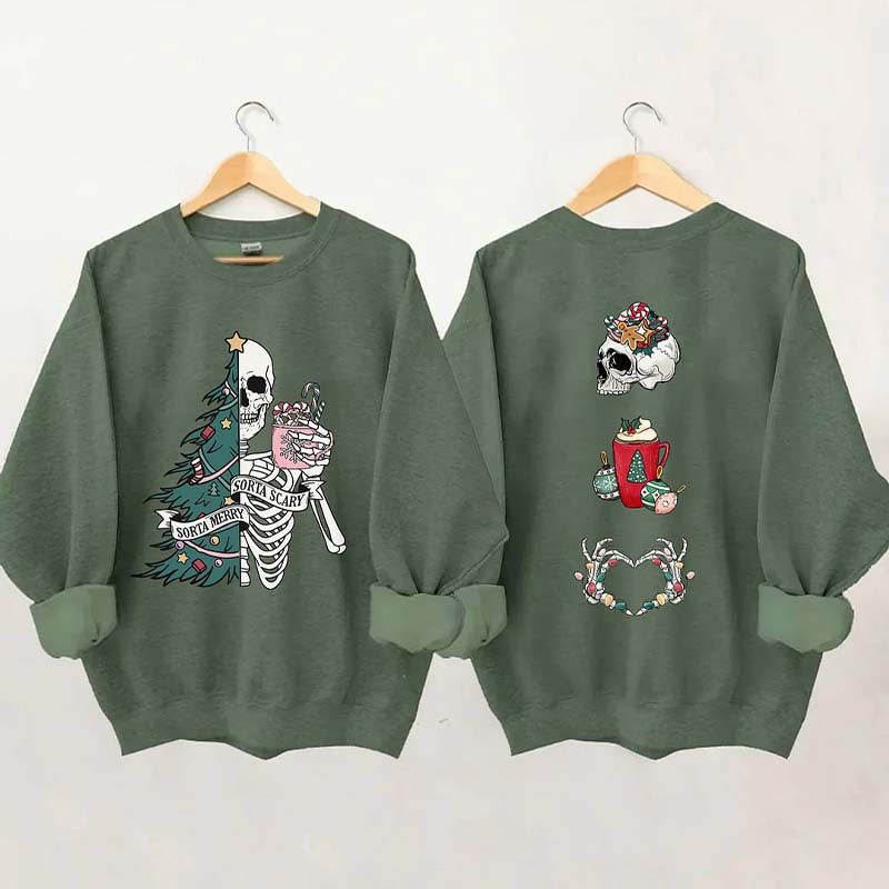 Sorta Merry Sorta Scary Christmas Sweatshirt