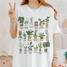 House Plant Boho Crazy Lady Plantaholic T-Shirt