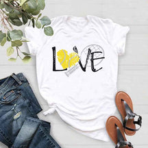 Tennis Coach Gift Love T-Shirt