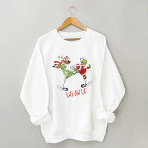 Party Santa & Reindeer Let's Get Lit Sweatshirt