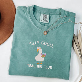 Printed Silly Goose Teacher Club Back to School T-Shirt