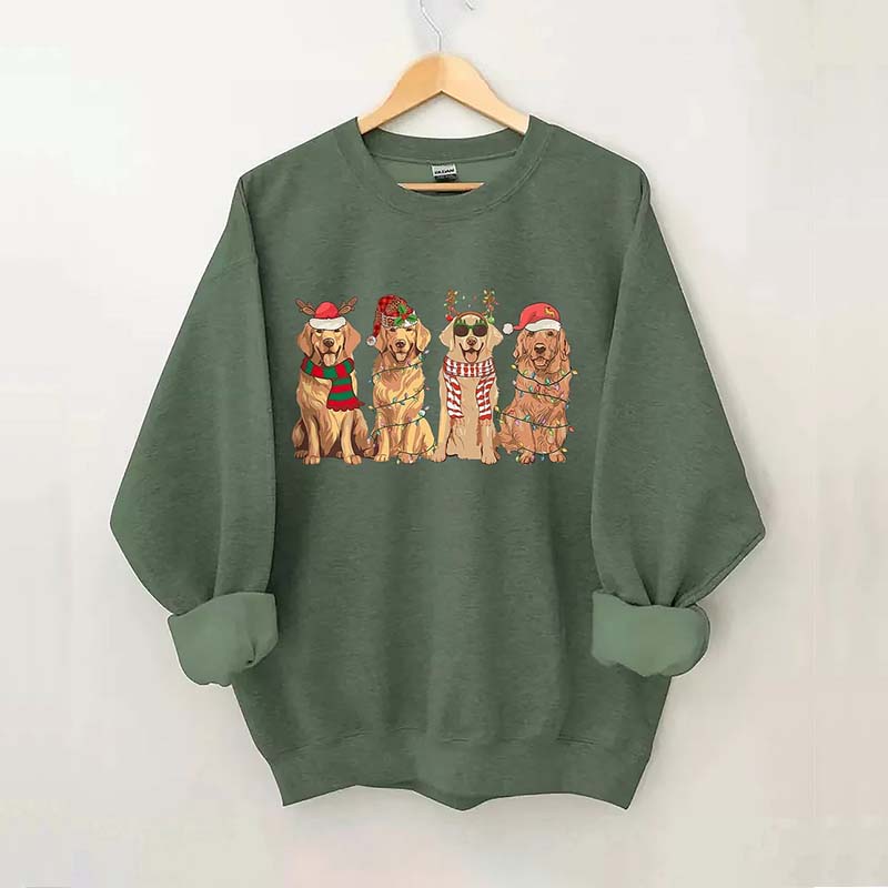 Golden Retriever Christmas Sweatshirt