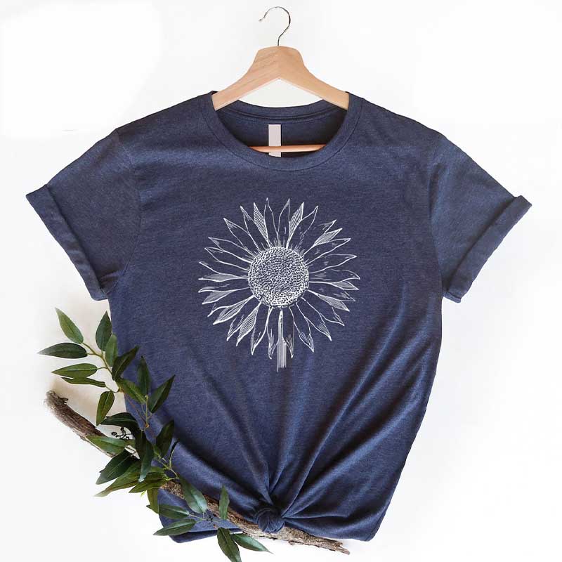 Boho Daisy Mom Summer T-Shirt