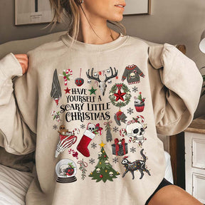 Gothic Christmas Skeleton Sweatshirt