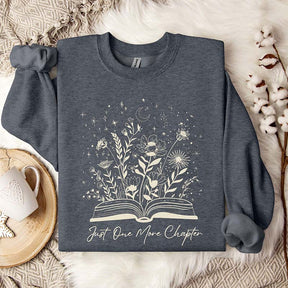 One More Chapter Book Lover Garden Sweatshirt