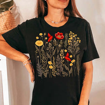 Botanical Forestcore Herbology Green Witch T-Shirt