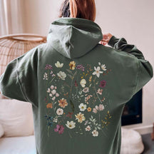 Fairycore Boho Wildflowers Cottagecore Hoodie