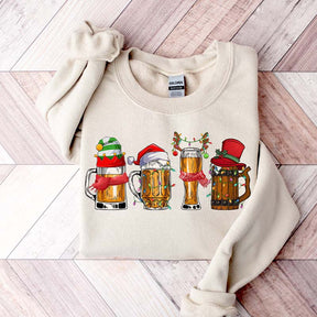 Merry Christmas Beers Sweatshirt