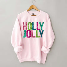 Holly Jolly Printed Sweatshirt