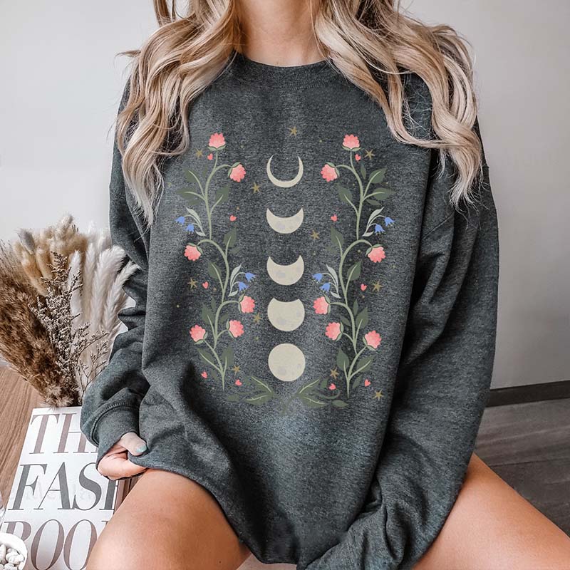 Boho Moon Spiritual Sweatshirt