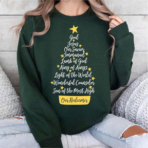 Our Redeemer Christmas Tree Sweatshirt