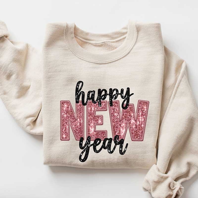 Glitter New Years Sweatshirt