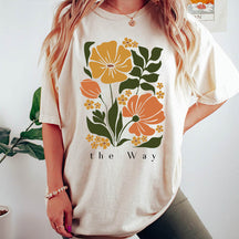 The Way Jesus Quotes Flower Market T-Shirt