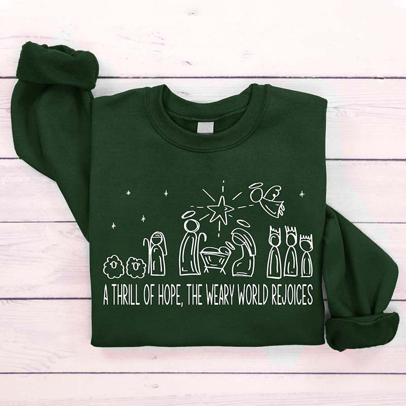 Christian True Story Nativity Sweatshirt