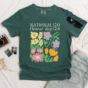 National Flower Day Botanical Lover T-Shirt