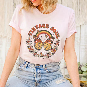 Vintage soul butterfly T-Shirt