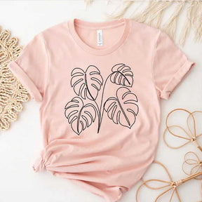 Monstera Plant Mama Leaves T-Shirt