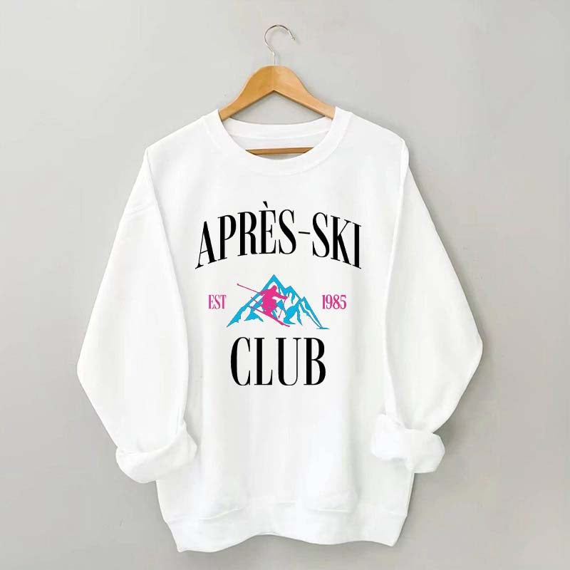 Vintage Style Apres Ski Club 80s Sweatshirt