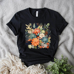 Succulent Floral Plant Lover T-Shirt