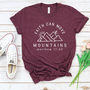 Prayer Christians Faith Can Move Mountains T-Shirt