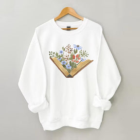 Wildflowers Book Sweatshirt