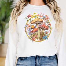 Cottagecore Mushroom Cozy Sweatshirt