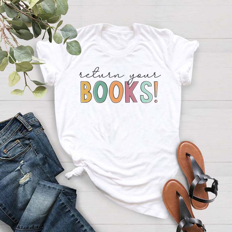 Return Your Books Reading T-Shirt