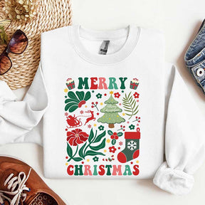 Cute Merry Christmas Holiday Sweatshirt