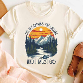 Alaska The Mountains Are Calling and I Must Go T-Shirt