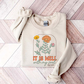 It Is Well With My Soul Psalm 118:24 Sweatshirt