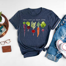 Lets Roots For Each Other Vegetable Carrot T-Shirt