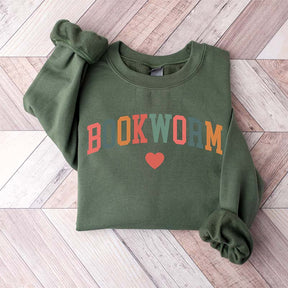 Bookworm Teacher Books Lover Sweatshirt