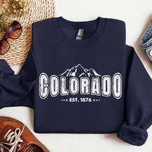 Retro Rocky Mountains Colorado Sweatshirt