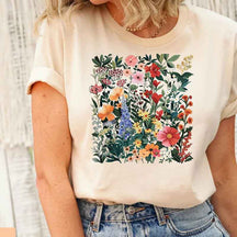 Wildflowers Plant Mom Cottagecore T-Shirt