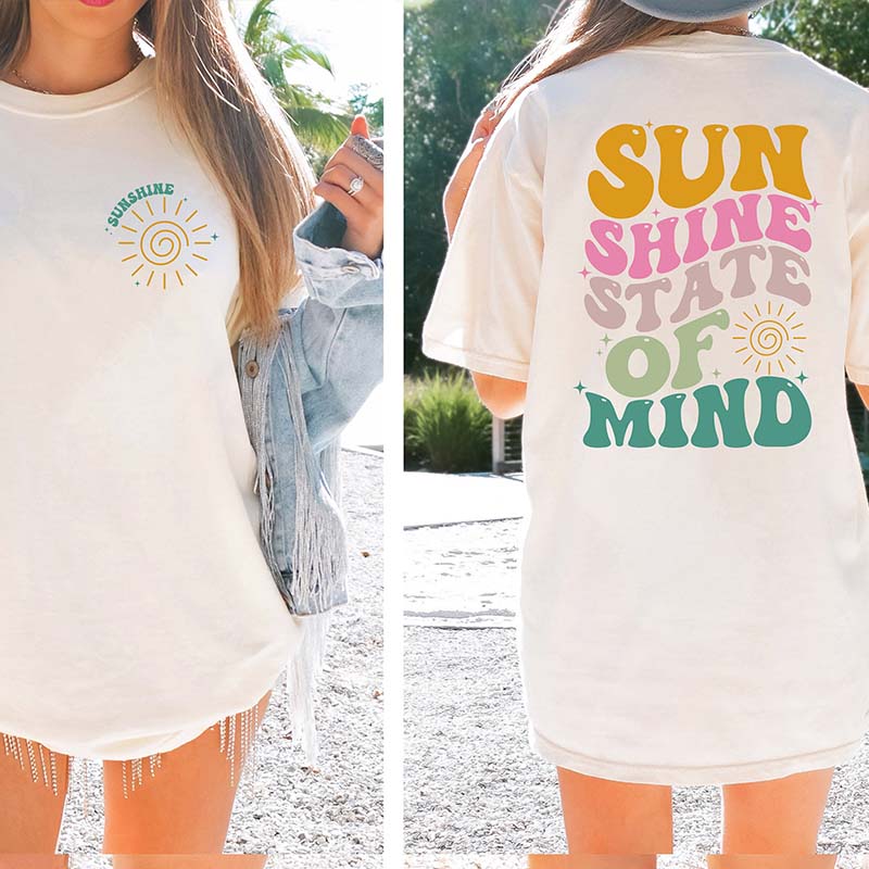 Retro Funny Sun Shine On My Mind T-Shirt