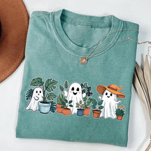 Plant Ghost Halloween Spooky Gardener T-Shirt