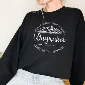 Waymaker Faith Bible Verse Sweatshirt