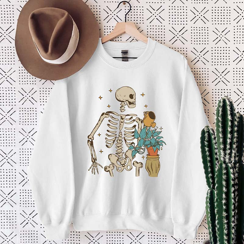 Skeleton Plant The Gardener Sweatshirt