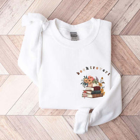 Booktrovert Librarian Teacher Wildflowers Sweatshirt