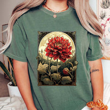 Dahlias Floral Flower Nature T-Shirt