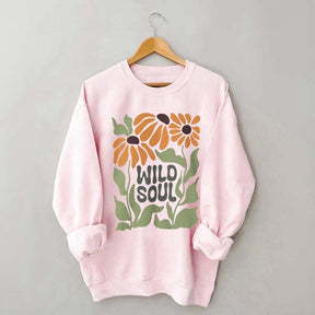 Boho Floral Wild Soul Sweatshirt