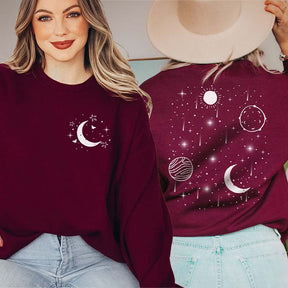 Celestial Moon Astrological Sweatshirt