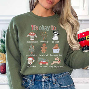 Mental health Christmas Sweatshirt