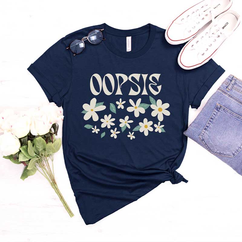 Trendy Retro Oopsie Daisy T-Shirt